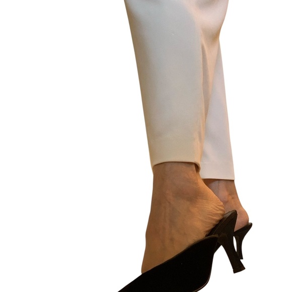 Luxe Black Sloan suede Velvet Mules - 6 - Picture 8 of 8